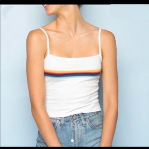 Brandy Melville Rainbow Faye Tank